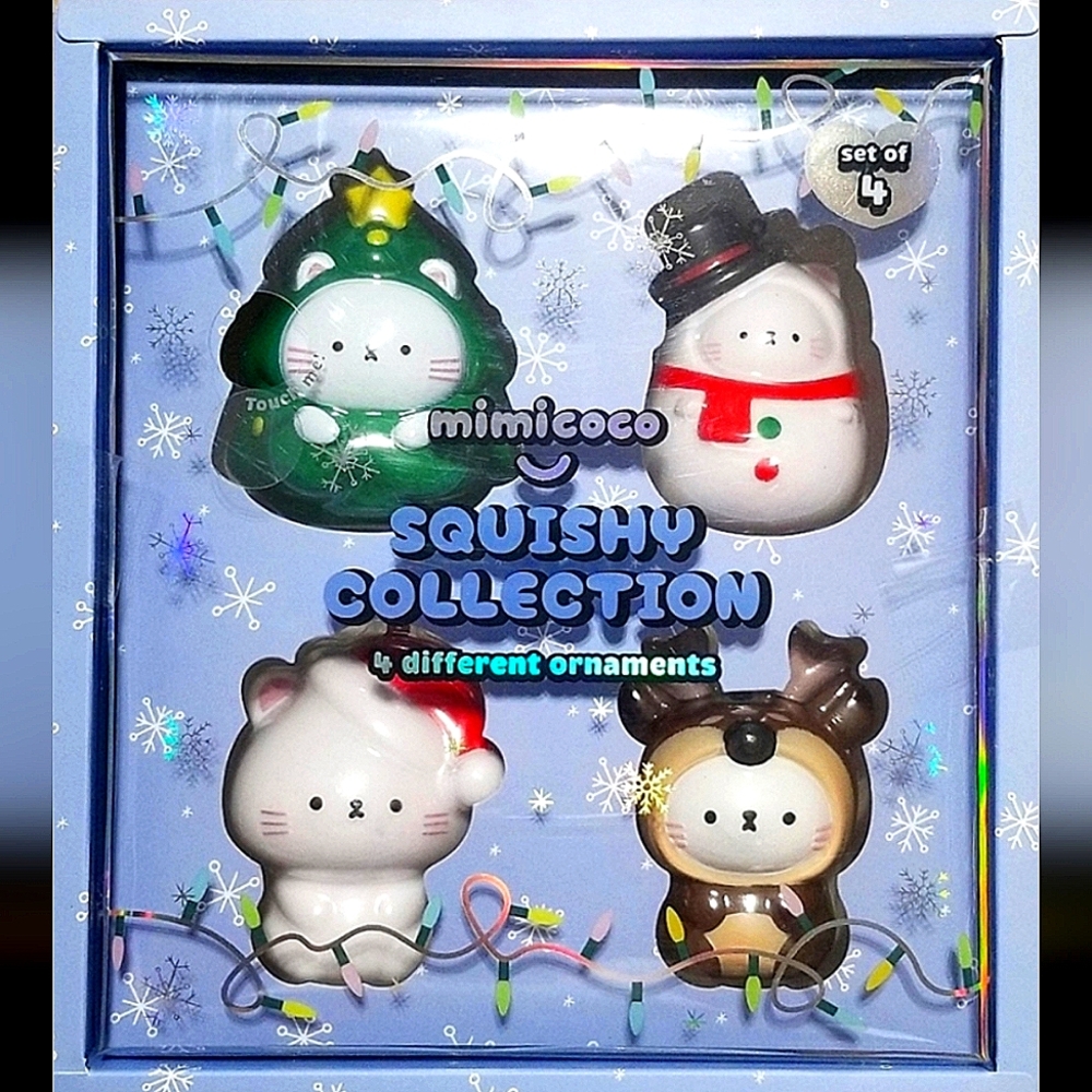 Mimicoco Squishy Collection 4 Different Ornaments
